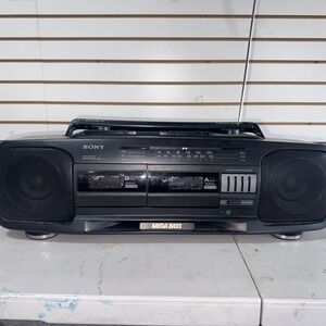 Sony CFS-DW34 Radio-Cassette Recorder Mega Bass‎ CD Line Dubbing EXCELLENT NICE